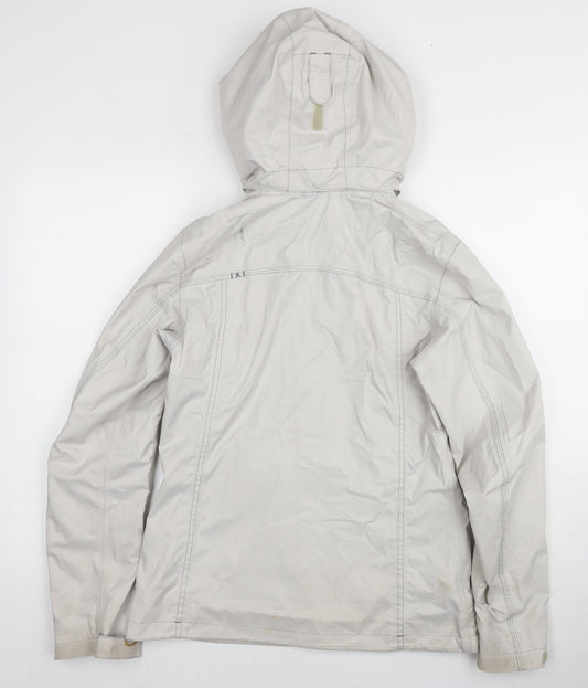 Quechua Women's Ivory Parka Jacket Size Small