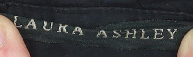 Laura Ashley Men's Black Hooded Rain Coat M