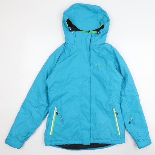 Dare 2b Women's Blue Ski Jacket, Size 10, Hooded