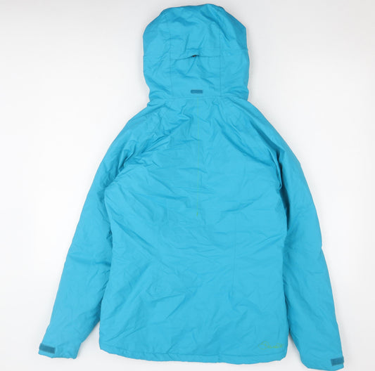 Dare 2b Women's Blue Ski Jacket, Size 10, Hooded