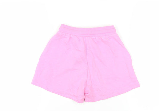 Reclaimed Vintage Women's Pink Sweat Shorts, Size 4