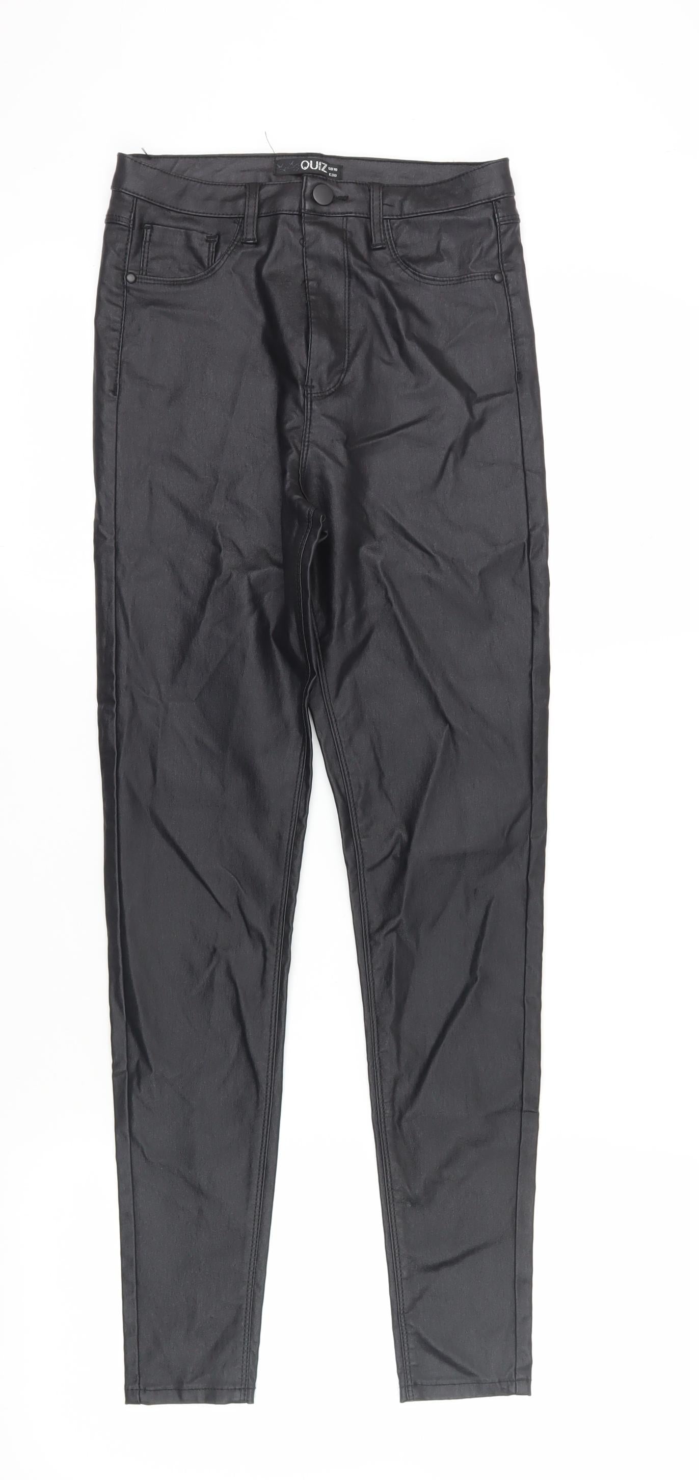 Quiz Black Women's Trousers Size 10