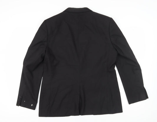 River Island Men's Black Blazer Size 44R