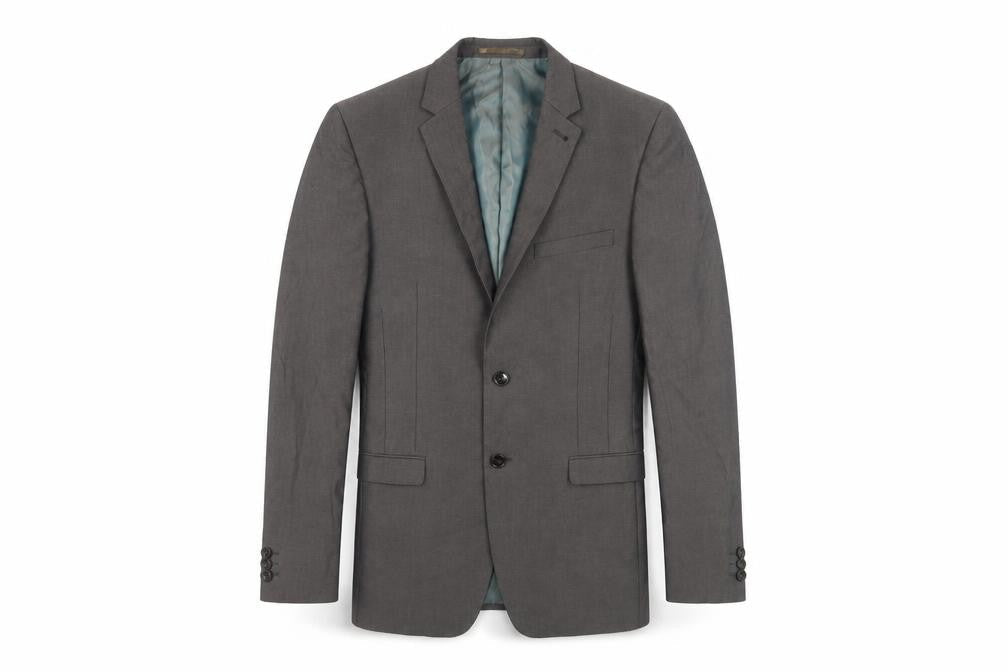 Marks and Spencer Mens Grey Long Blazer 36L