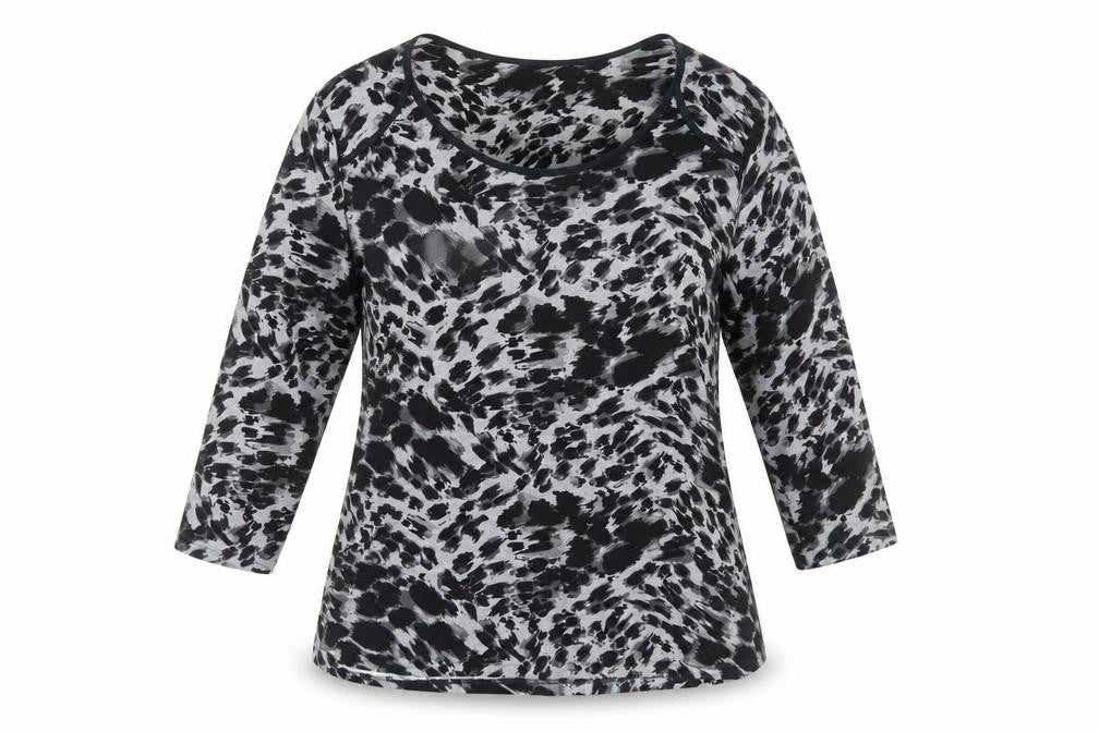Marks and Spencer Women's Grey Animal Print Blouse