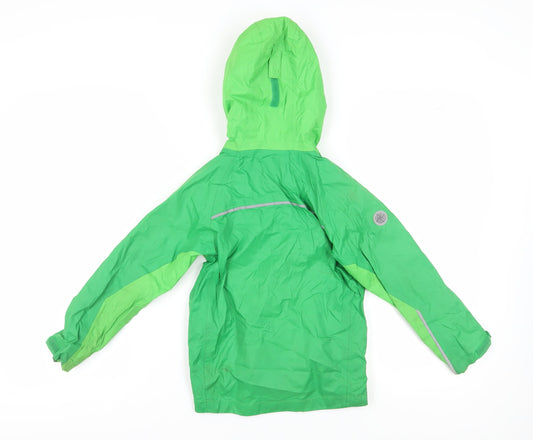 Higear Girls Green Windbreaker Jacket Age 7-8 Years