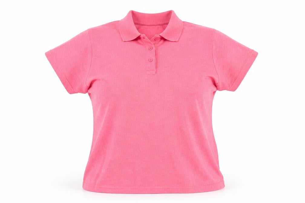 Womens UK Size 18 AFC Bournemouth Pink Cotton Blend Polo