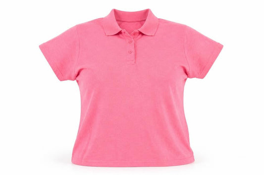 Womens UK Size 18 AFC Bournemouth Pink Cotton Blend Polo