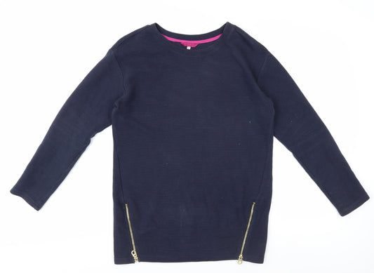Joules Women's Navy Long Sleeve Top, UK 10