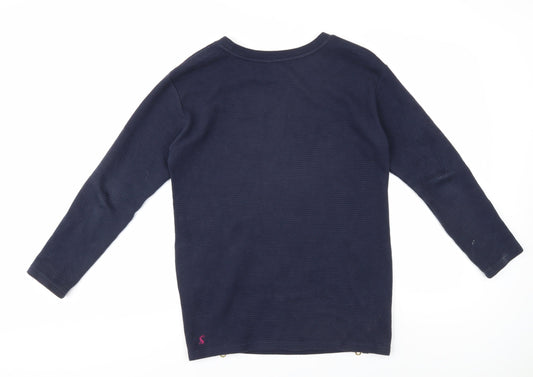 Joules Women's Navy Long Sleeve Top, UK 10