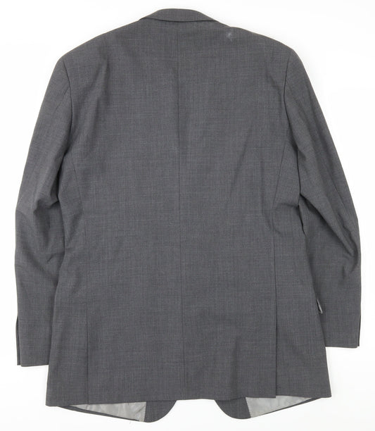 Skopes Men's Grey 40L Suit Jacket, Classic Business Wear