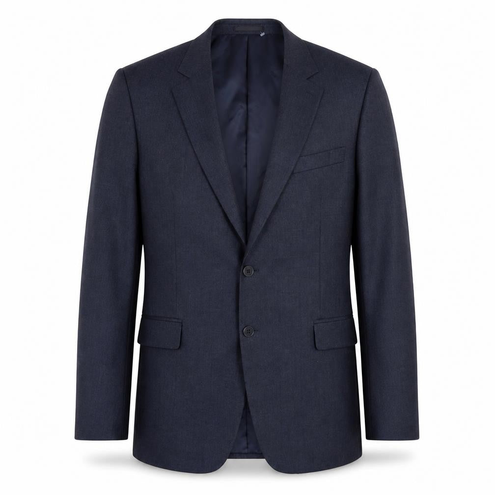 Mens 42 Chest Regular Jaeger Blue Two-Button Blazer