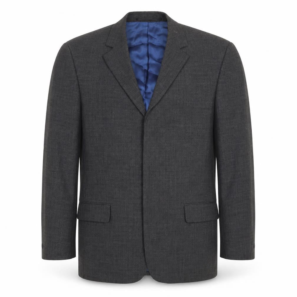 Mens 38 Chest Regular Daniel Hechter Grey Two-Button Blazer