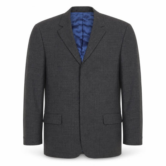 Mens 38 Chest Regular Daniel Hechter Grey Two-Button Blazer