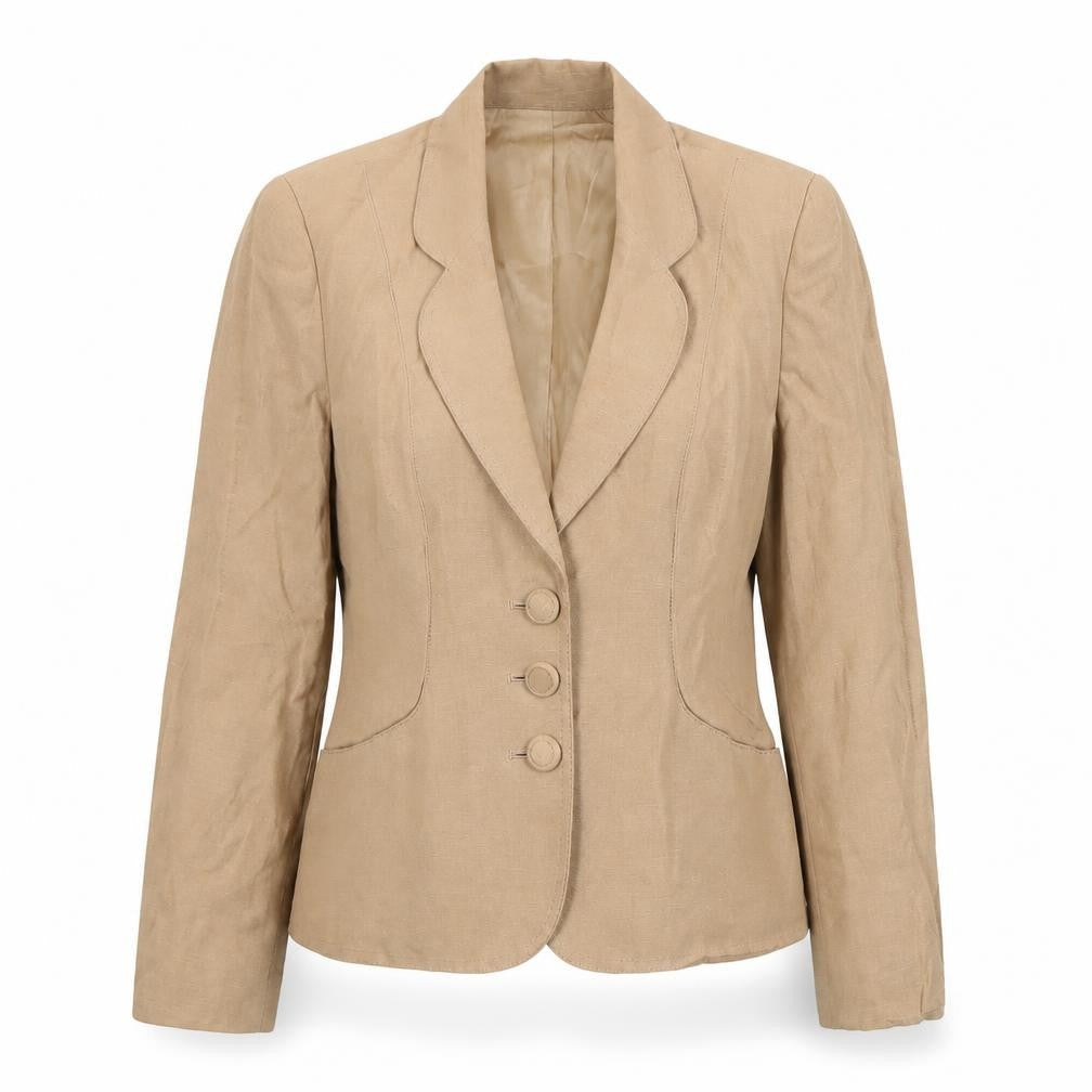 Front view of Alex & Co. Beige Women's Blazer, size 10
