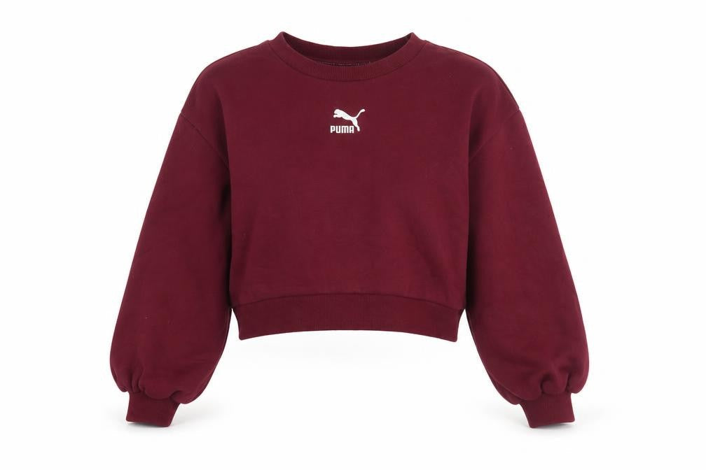 Womens UK S Regular PUMA Red Pullover Sweatshirt