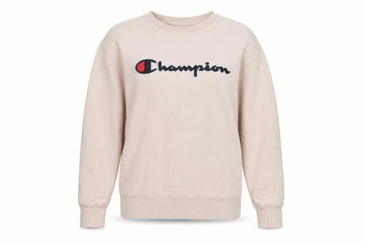 Womens UK L Regular Champion Beige Pullover Sweatshirt