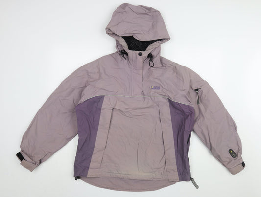 Timberland Women's Purple Hooded Anorak Jacket M