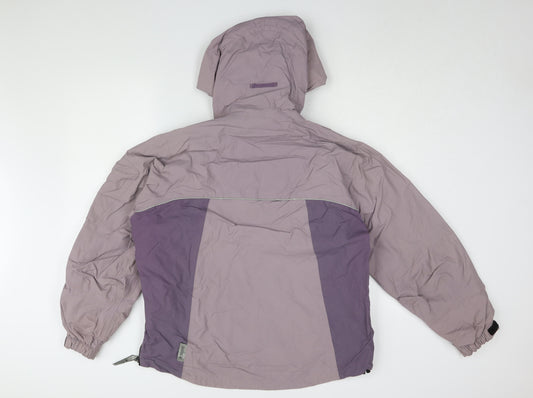 Timberland Women's Purple Hooded Anorak Jacket M