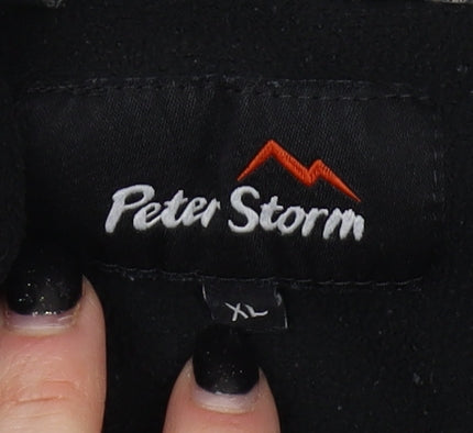 Peter Storm Men's Black XL Fleece Sweatshirt 1/2 Zip