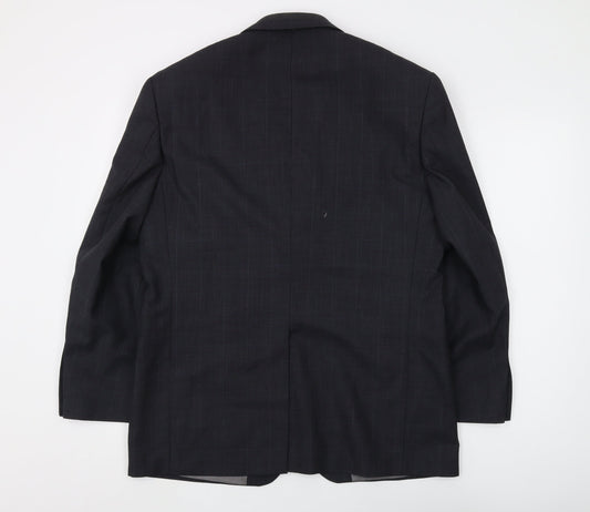 Marks and Spencer Men's Grey Wool Suit Jacket Size 40S