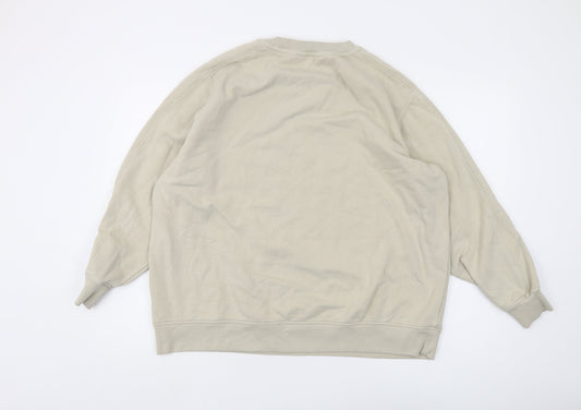 Marks and Spencer Beige Men's Sweatshirt, Size L