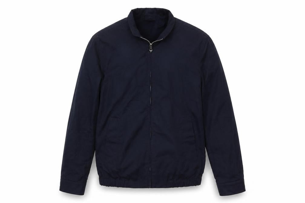 Mango Men's Blue Windbreaker Jacket M