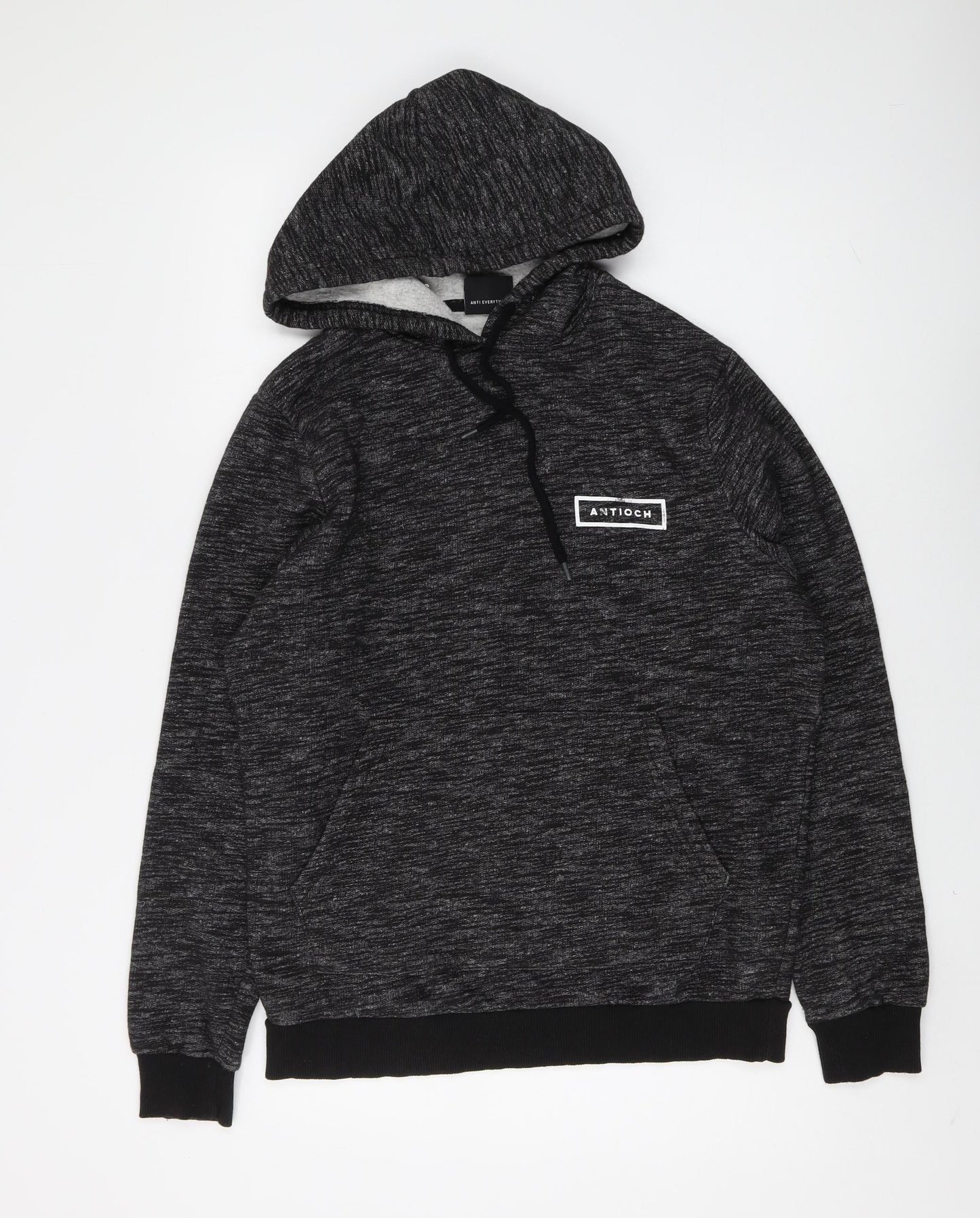 Antioch Men's Black Pullover Hoodie M Logo Accent