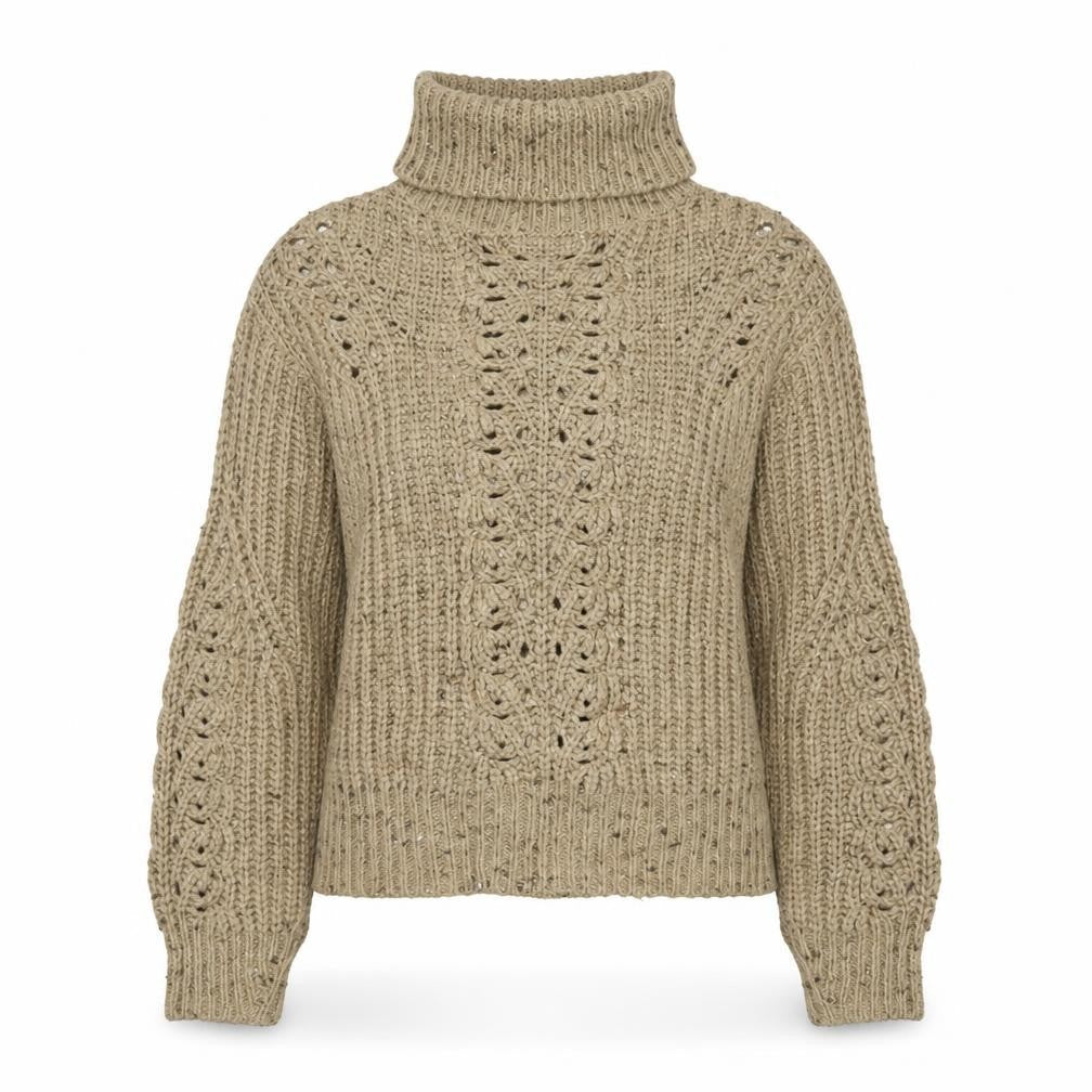 Marks and Spencer Women's Beige Knit Pullover Jumper S