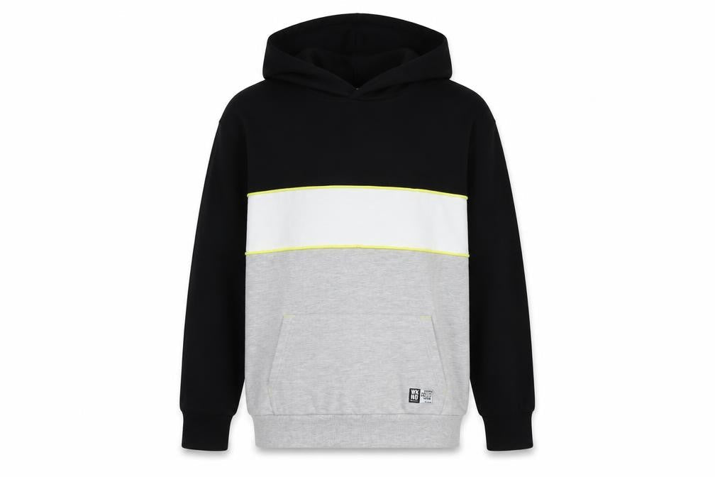 Marks and Spencer Boys Black Grey Pullover Hoodie 13-14 Years