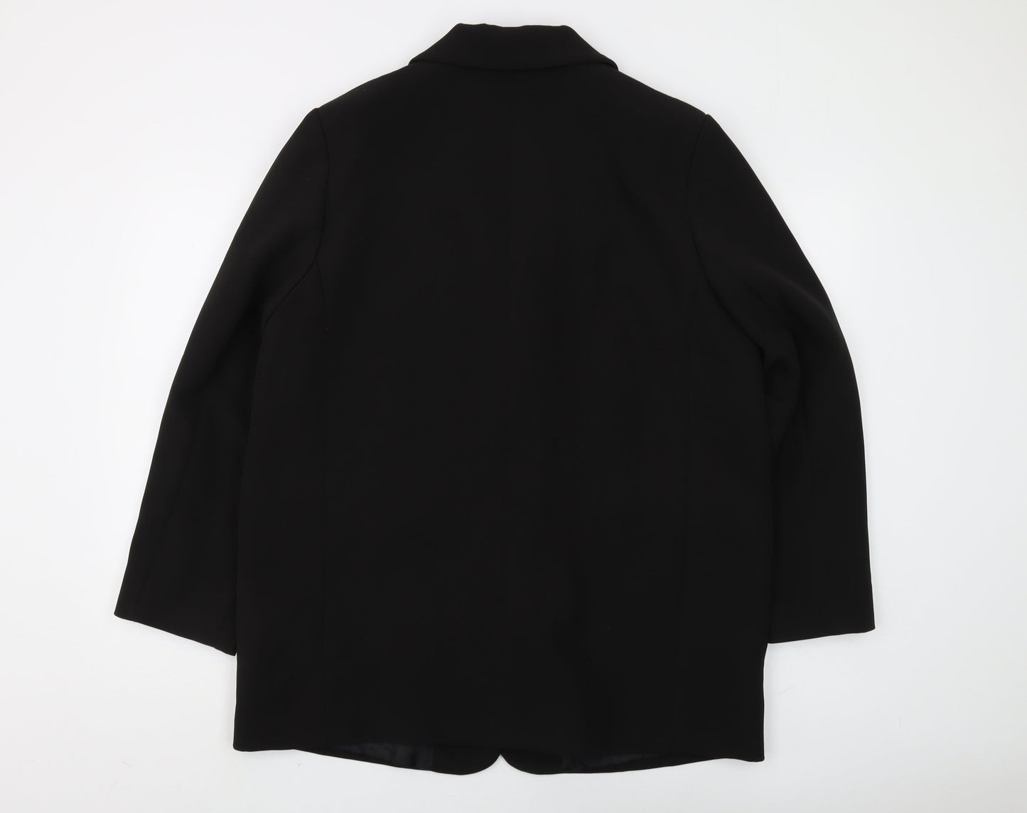 John Lewis & Partners Black Blazer Men's Size L Regular