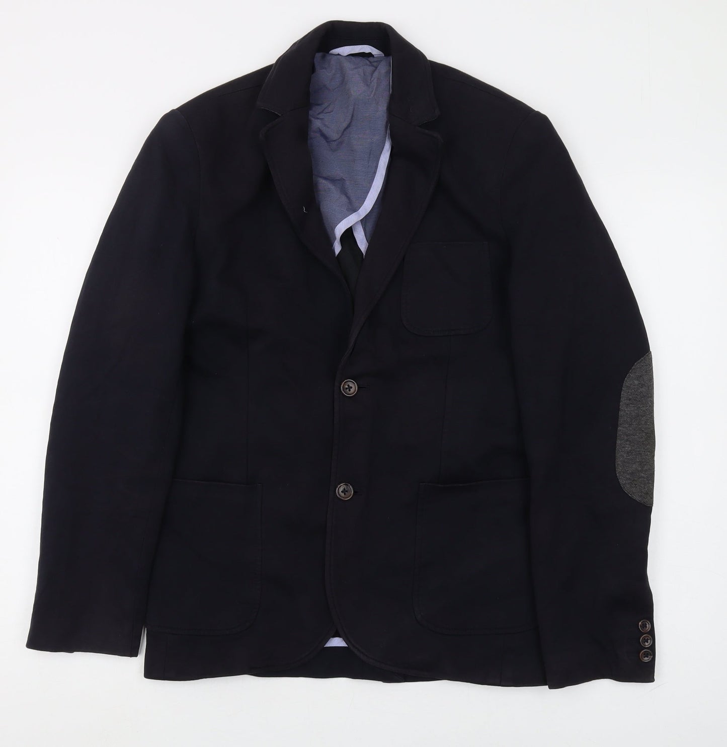 Next Men's Black Regular Fit Blazer 36R