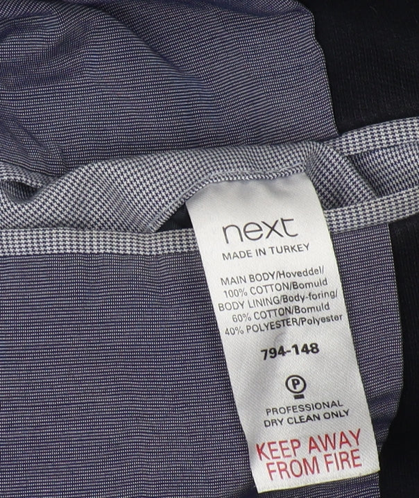 Next Men's Black Regular Fit Blazer 36R