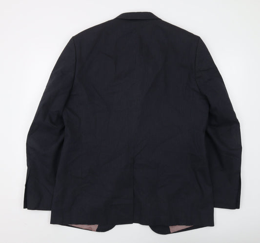 Broadbents Boothroyds Men's Black XL Regular Fit Blazer