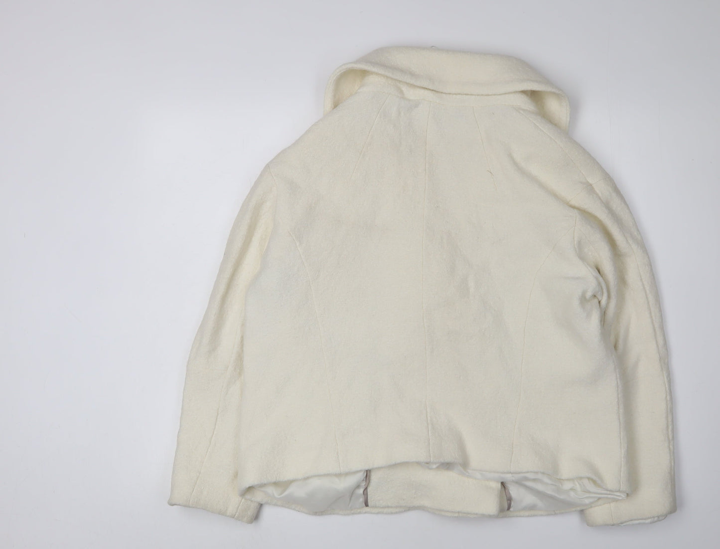 Marks and Spencer Women's Ivory Overcoat Size 14