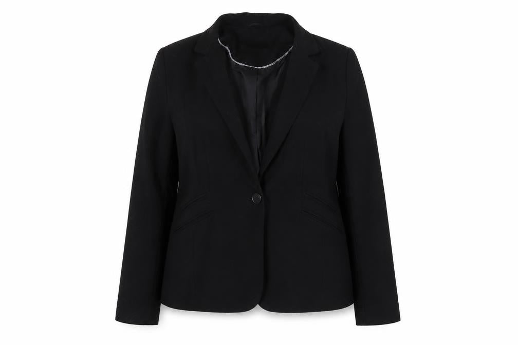 South Women's Black Blazer, Size 12, Workwear Chic