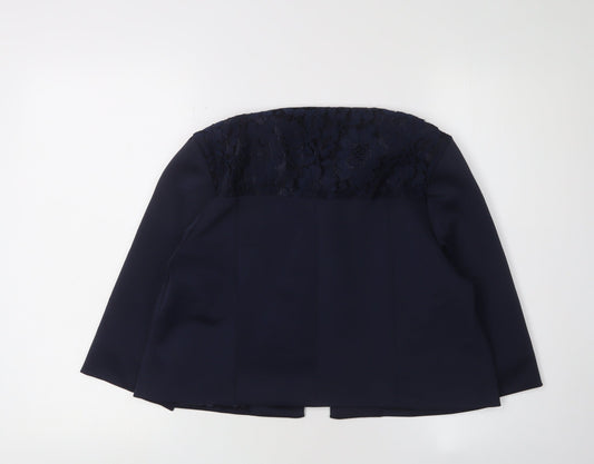 Klass Women's Blue Jacket Size 12 - Chic and Versatile