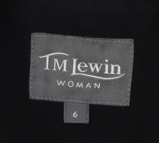 TM Lewin Women's Black Slim Fit Blazer Size 10