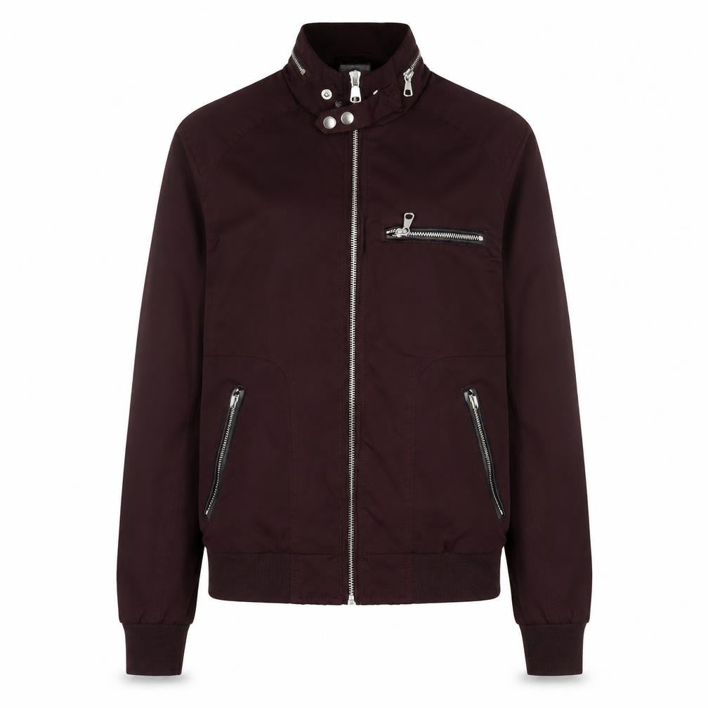 River Island Women’s Brown Motorcycle Jacket, 2XS