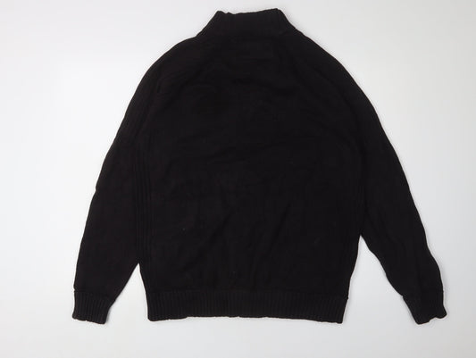 Engbers Men's Black M Full Zip Casual Jumper