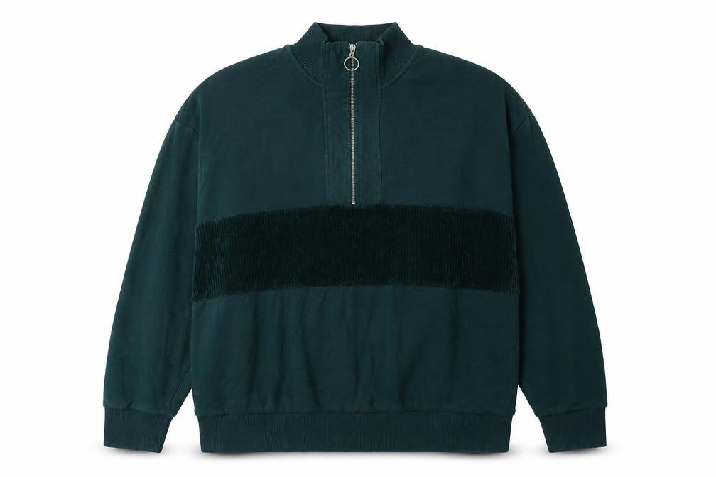 Topman Womens Green Oversized Sweatshirt XL