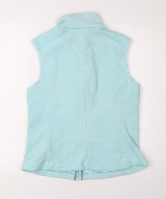 Patagonia Women's Blue Fleece Waistcoat, M, Full Zip
