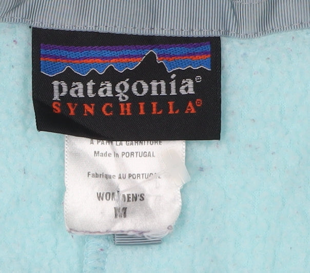 Patagonia Women's Blue Fleece Waistcoat, M, Full Zip