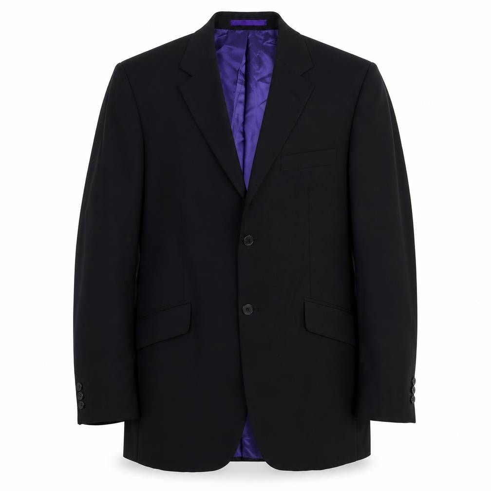 Burton Men's Black Blazer, Size 40R Regular Fit Formal