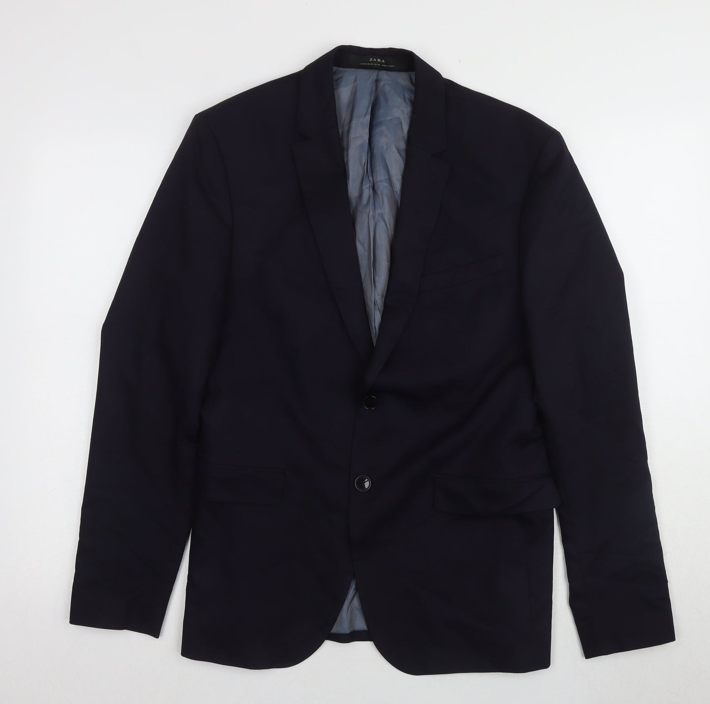Zara Men's Black Blazer, Size 38R, Excellent Condition