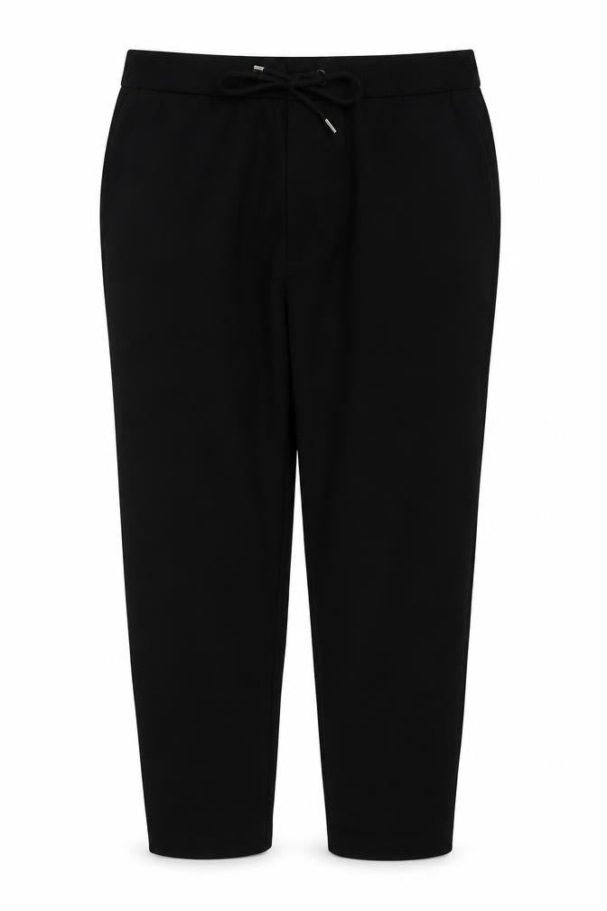 Hugo Boss Womens Black Joggers, Size 12, Drawstring Closure