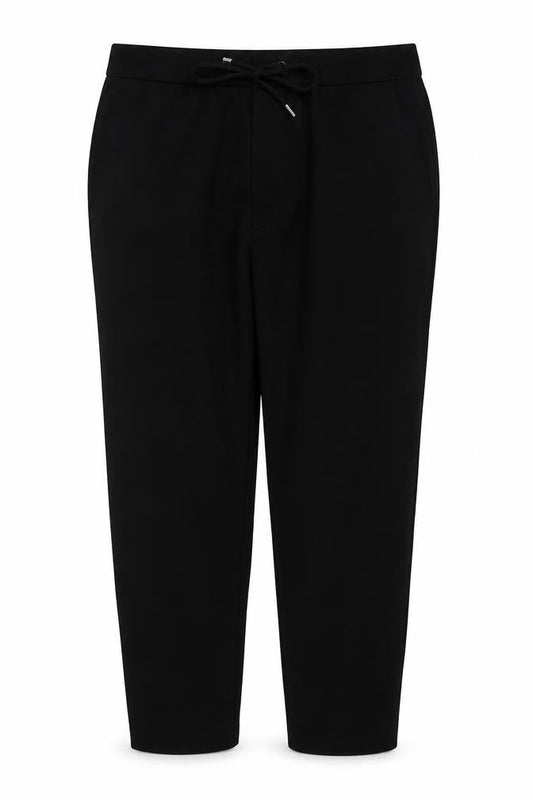 Hugo Boss Men's Black Joggers, Size 12, Drawstring Closure