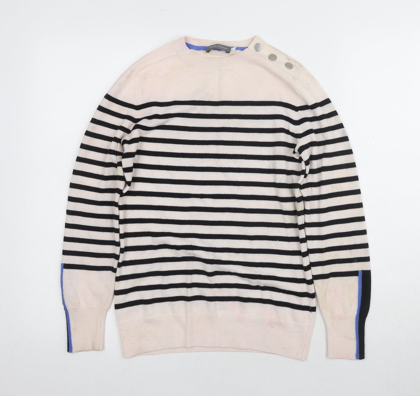 Mint Velvet Women's Multicoloured Striped Pullover XS