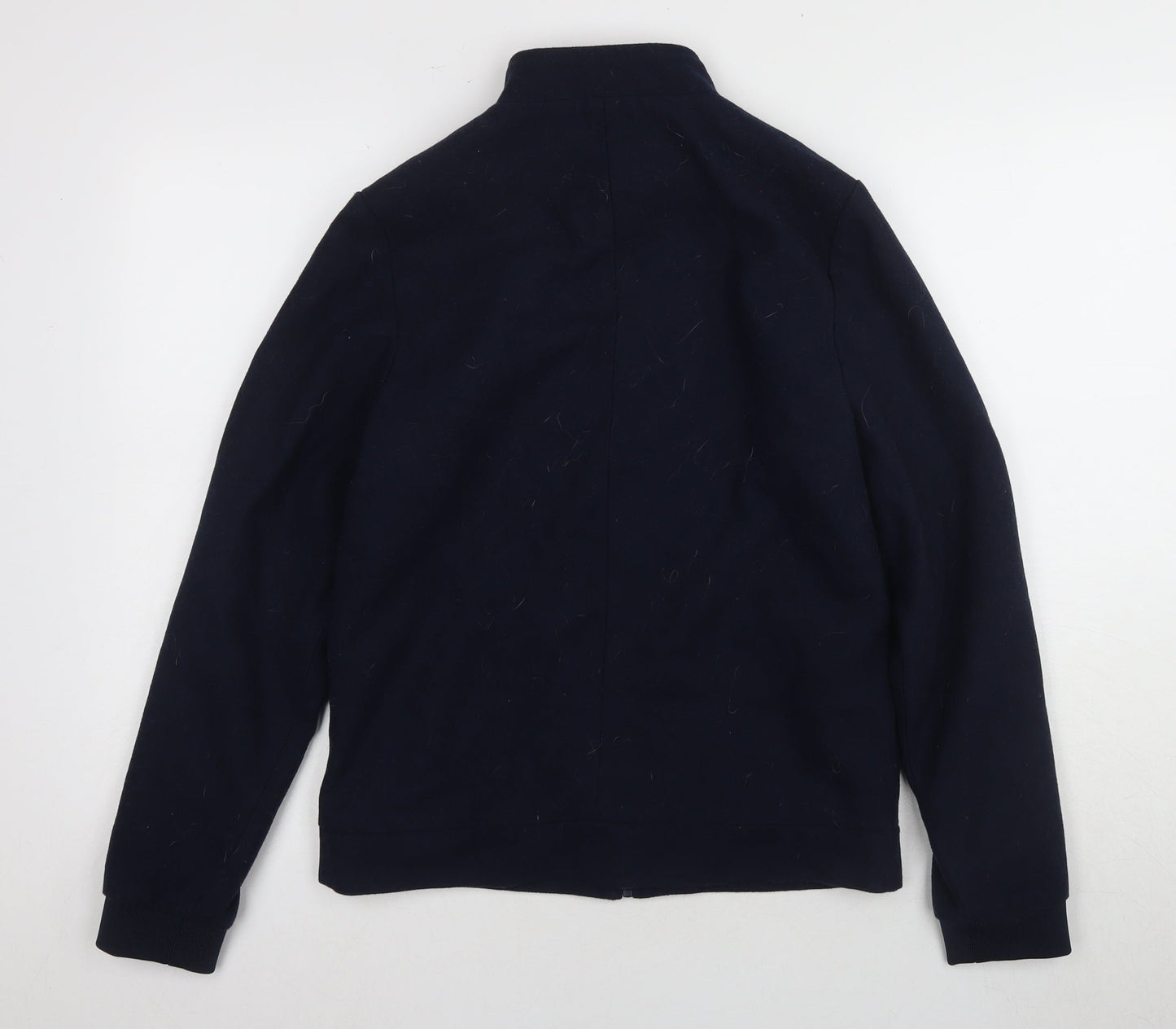 Next Girls Blue Basic Jacket, 14 Years, Lined Zip Casual