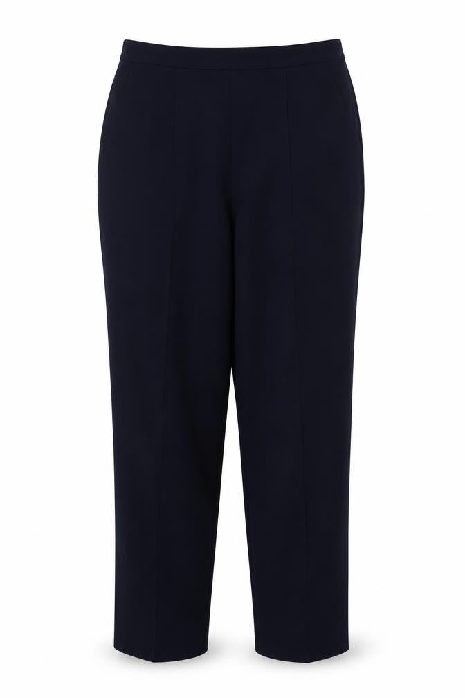 Isle Women's Blue Straight Leg Trousers, Size 12